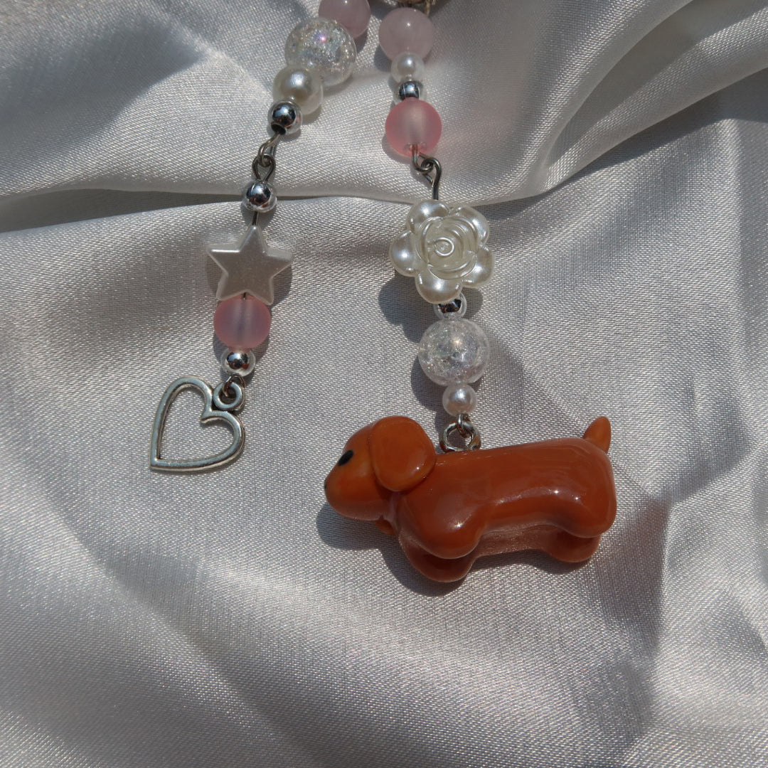 Mini Dachshund Keychain