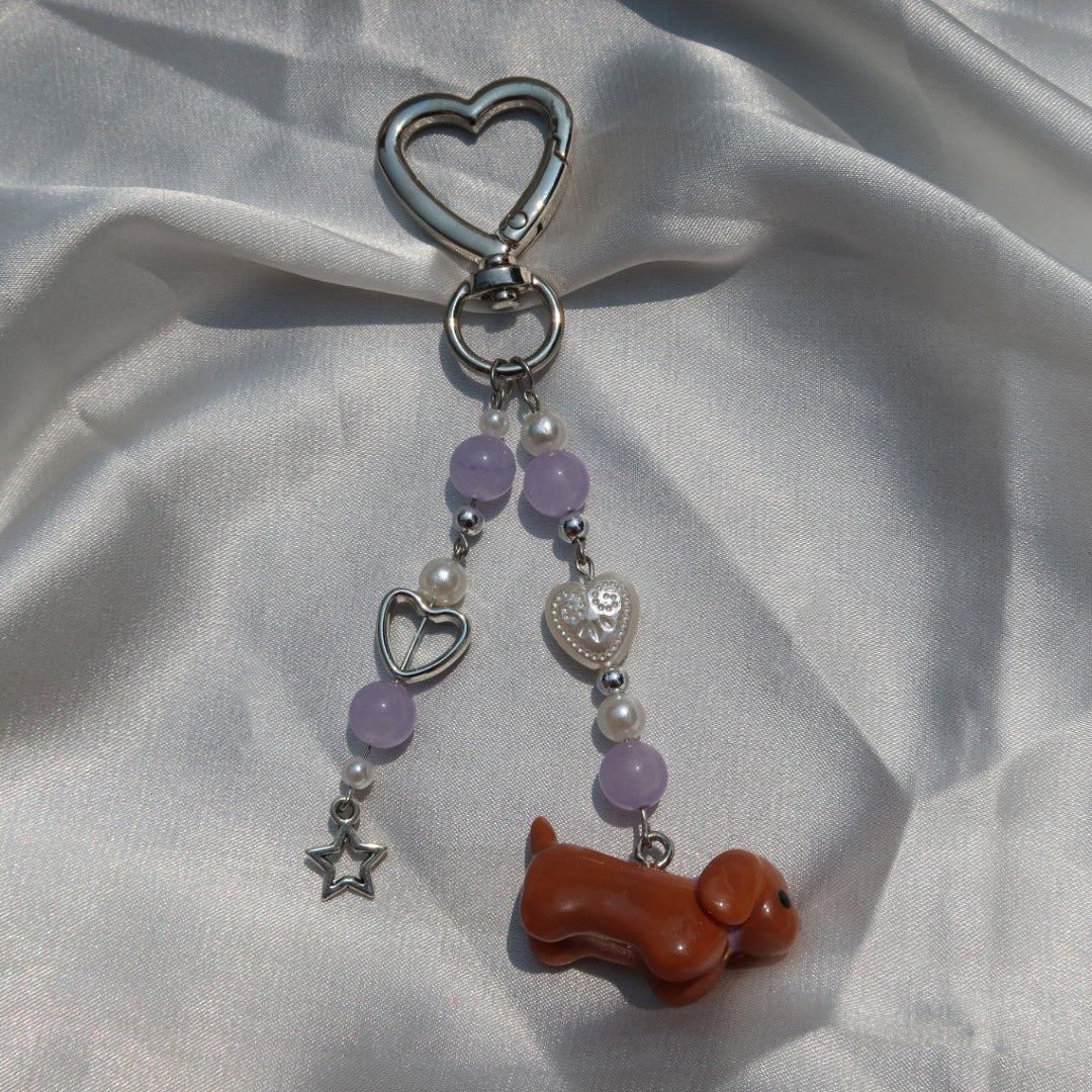 Mini Dachshund Keychain