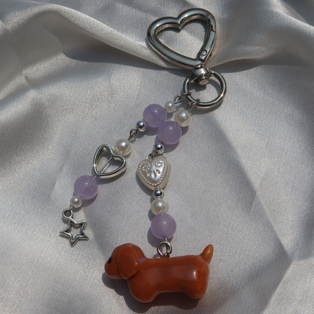 Mini Dachshund Keychain