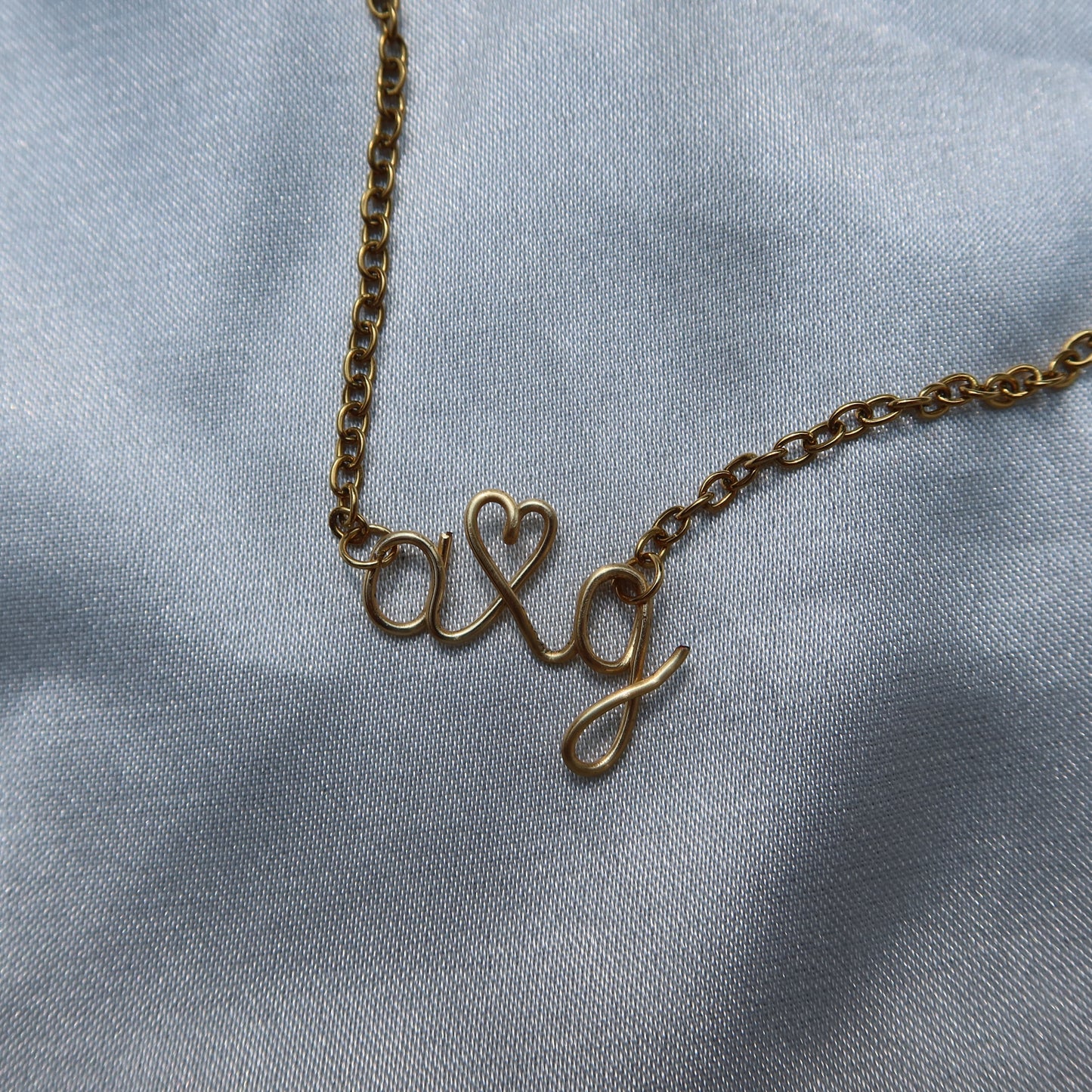 Couple Initials Necklace