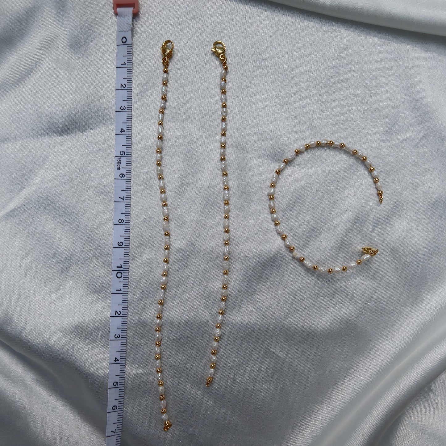 Gold Pearl Bracelet