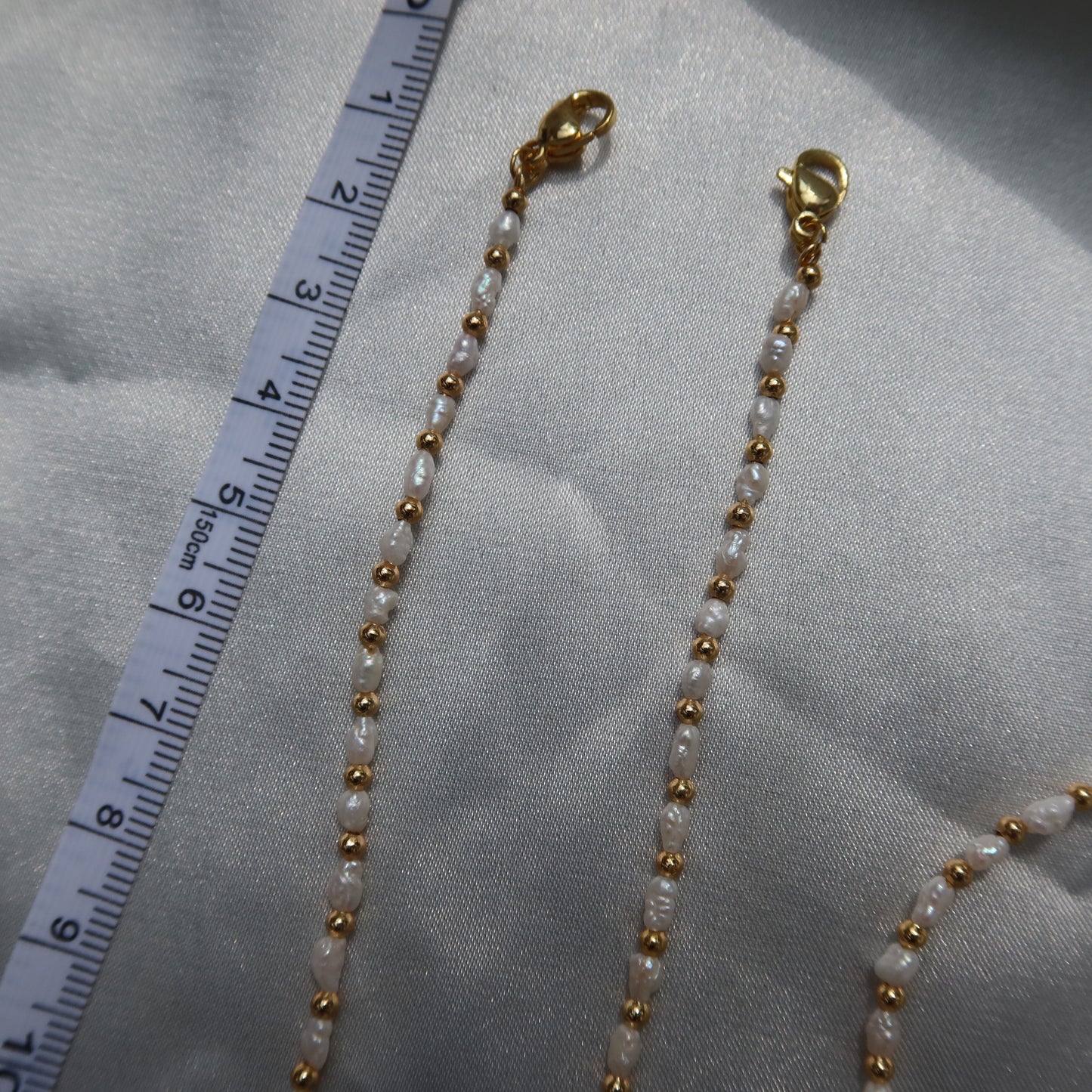 Gold Pearl Bracelet